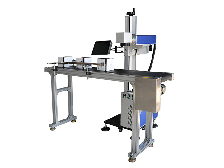 零件和工具在線(xiàn)飛行光纖激光打標(biāo)系統(tǒng)