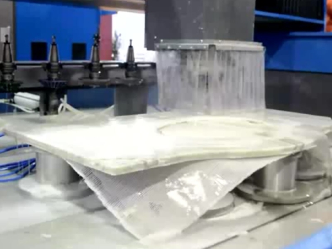 洗手池專用自動換刀數(shù)控石材切割機