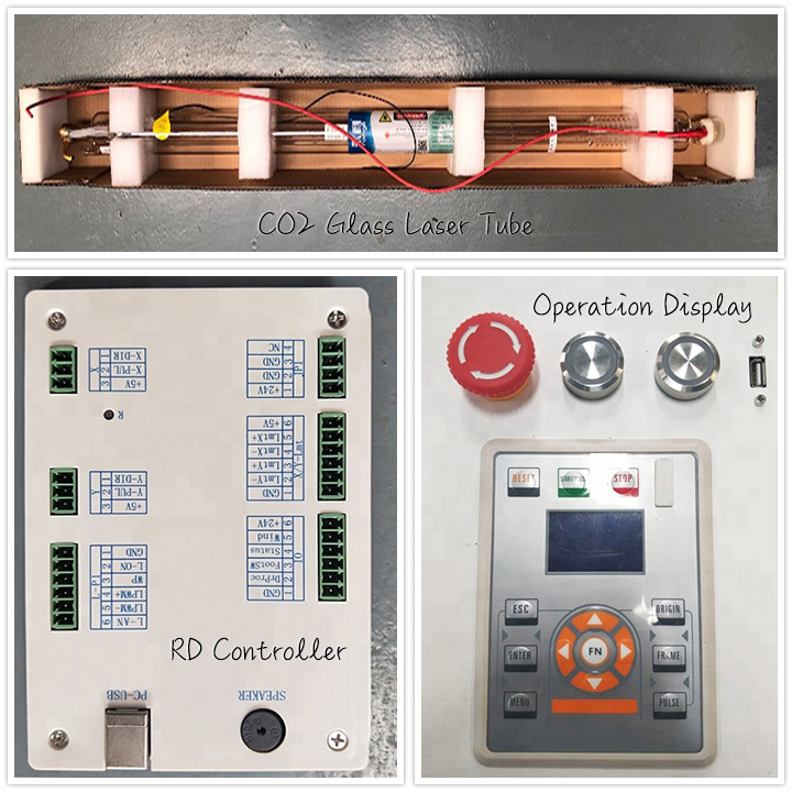 CO2 玻璃激光管、RD控制器及操作顯示器
