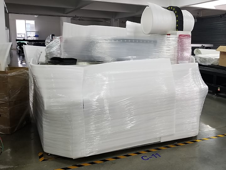 激光切割機包裝