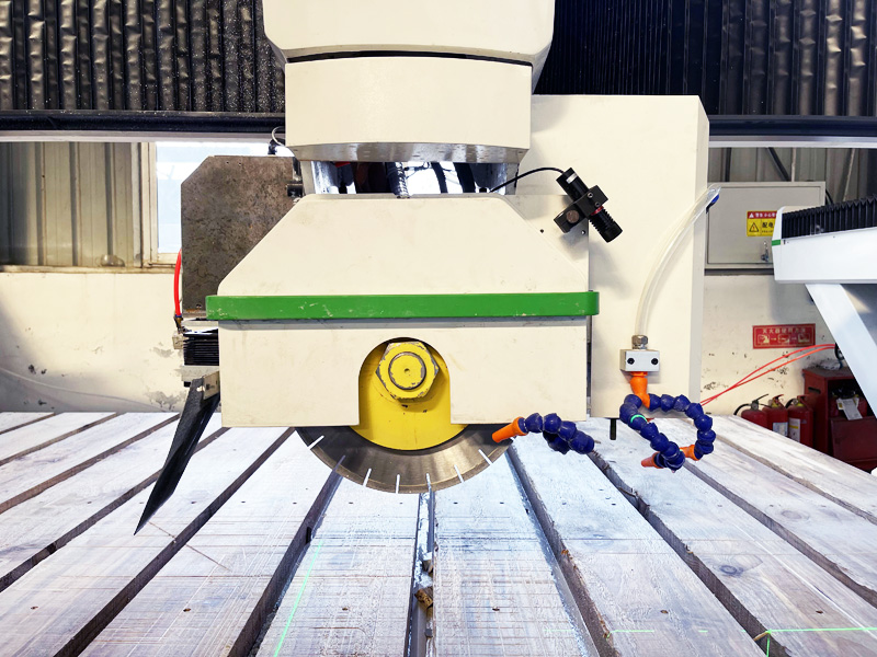 4+1 自動(dòng)石材數(shù)控橋切機(jī)適用于臺(tái)面水槽切割