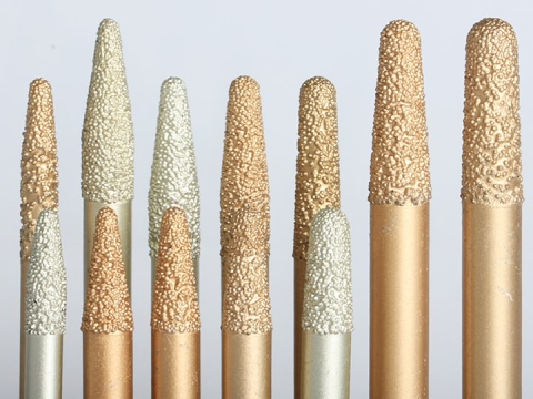 錐形鉆石 3D 大理石、花崗巖深浮雕鉆頭