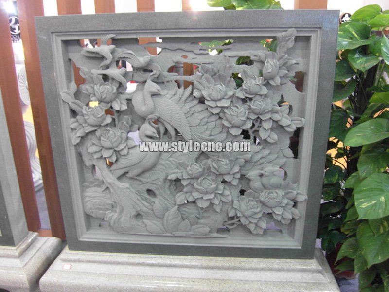 石材雕刻機 CNC 大理石雕刻樣品 03