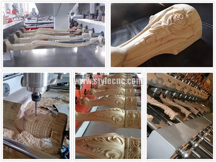 四軸旋轉(zhuǎn) 8 頭數(shù)控雕刻機的應(yīng)用