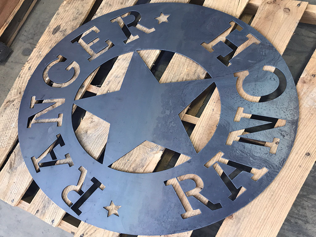 數(shù)控等離子切割金屬標牌