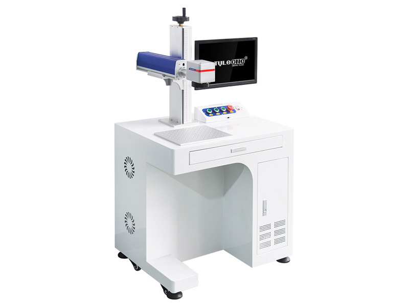 適用于金屬和聚合物塑料的臺(tái)式光纖激光雕刻機(jī)
