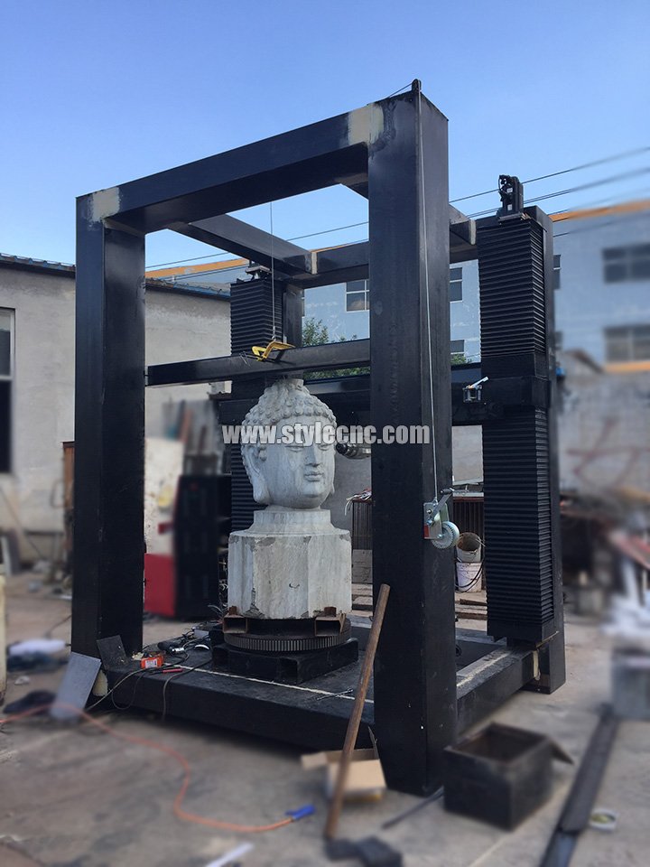 垂直 3D 數(shù)控石材雕刻機(jī)