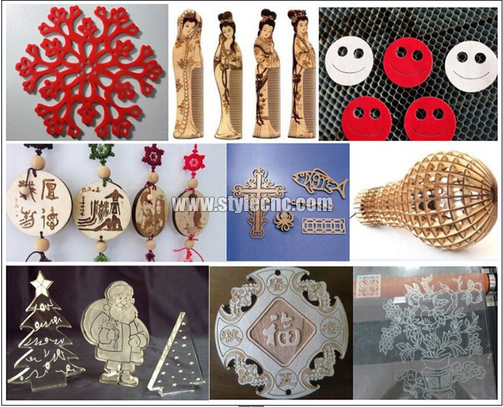 平板車運輸 4x8 激光雕刻切割機項目