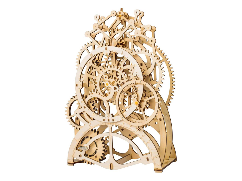 激光切割 3D 組裝木質(zhì)機械拼圖