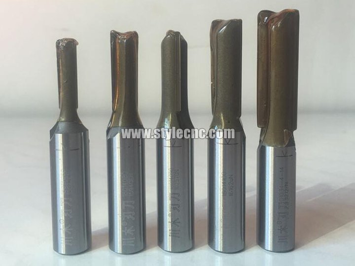 TCT 直槽 CNC 鉆頭，適用于中密度纖維板和木材切割