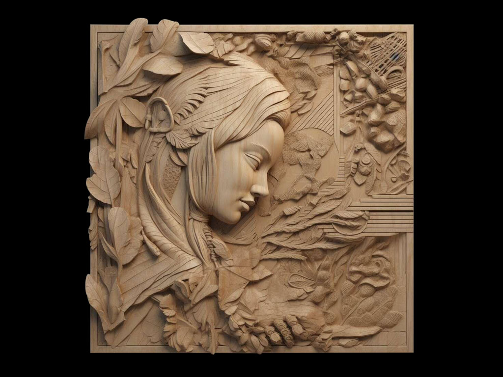 用于木浮雕項目的數(shù)控雕刻機(jī)