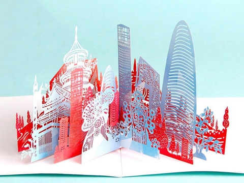 3D 動(dòng)態(tài) CO2 賀卡激光打標(biāo)機(jī)