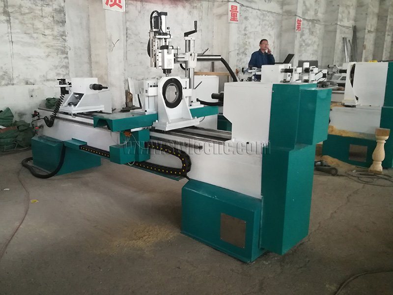 四軸數(shù)控木工車(chē)床 3D 車(chē)削、銑削、拉削