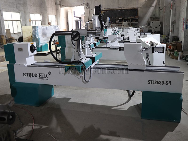 四軸數(shù)控木工車(chē)床 3D 車(chē)削、銑削、拉削