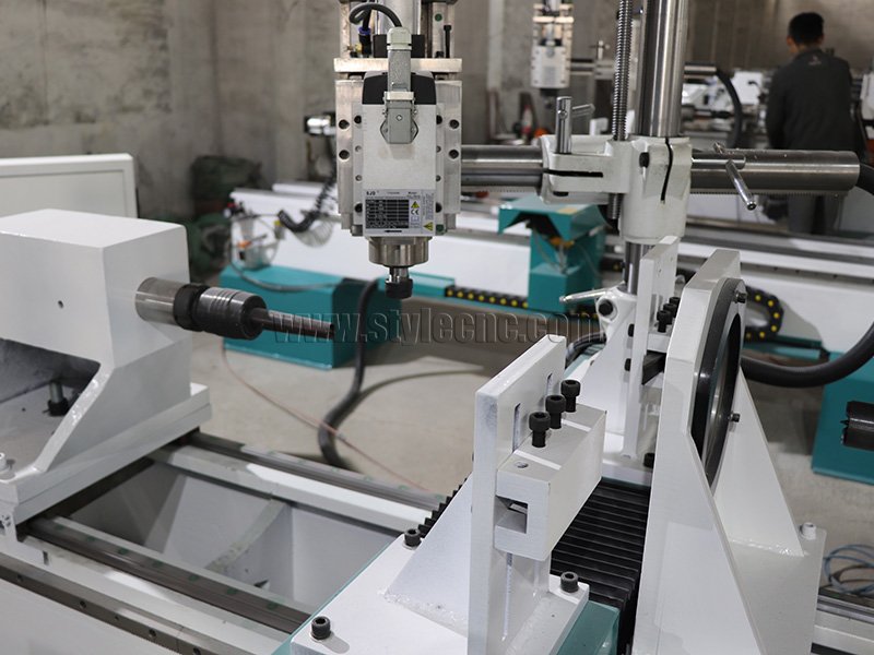 四軸數(shù)控木工車(chē)床 3D 車(chē)削、銑削、拉削