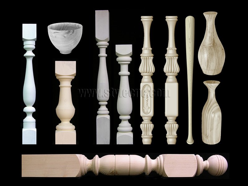 四軸數(shù)控木工車(chē)床 3D 車(chē)削、銑削、拉削