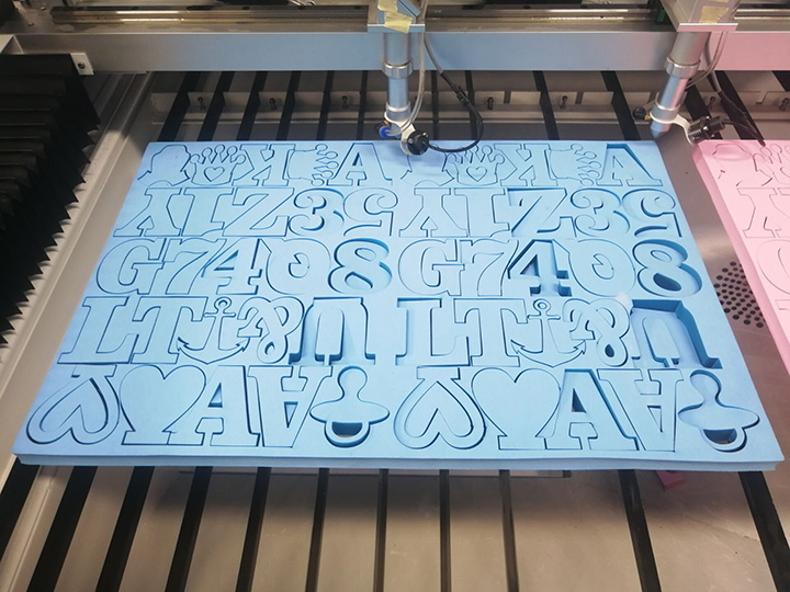 激光切割泡沫項目