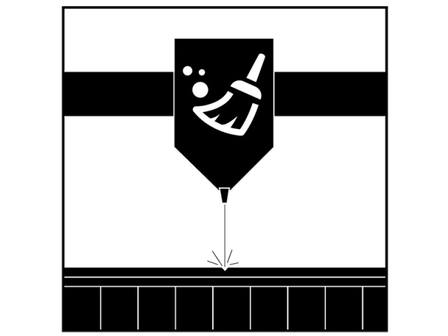 如何清潔激光切割機？