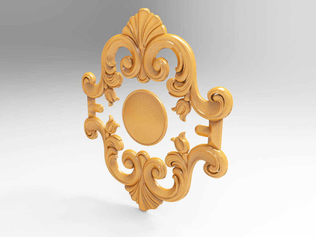 CNC木工雕刻機(jī) 3D 家居裝飾設(shè)計 STL 檔