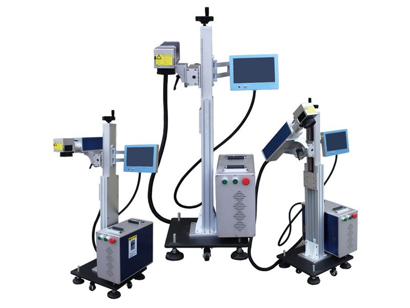 適用于流水線工業(yè)大批量生產(chǎn)的即時光纖激光雕刻機