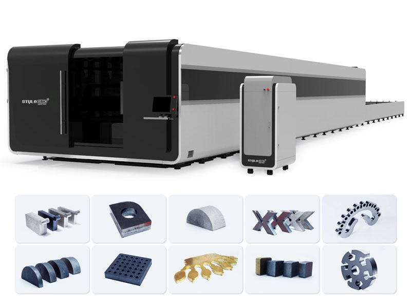 高速 12KW 用于鈑金加工的 IPG 光纖激光切割機(jī)