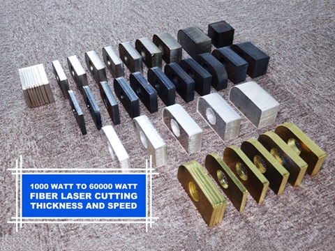 光纖激光器切割金屬的速度和厚度是多少？