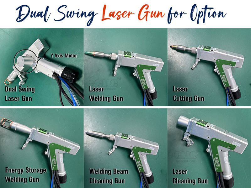 雙擺激光焊接、清洗、切割槍