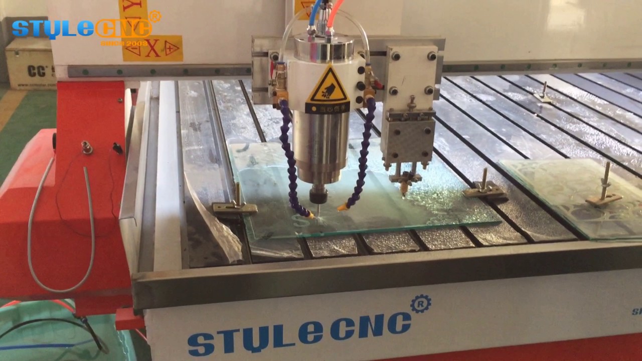 CNC 玻璃雕刻切割機(jī)樣品