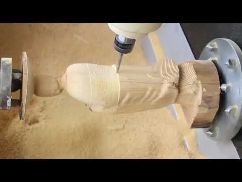 帶旋轉(zhuǎn)軸的小型數(shù)控雕刻機(jī) 3D 加工