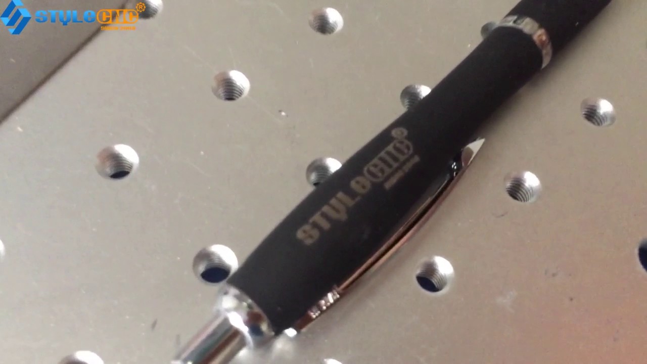 20W 塑料筆飛行光纖激光打標(biāo)系統(tǒng)